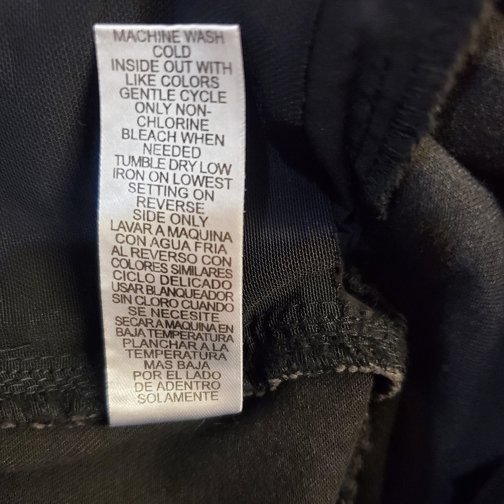 Wit & Wisdom Bootcut Jeans Black Denim High Rise Comfort Stretch Size 8 - Picture 7 of 10